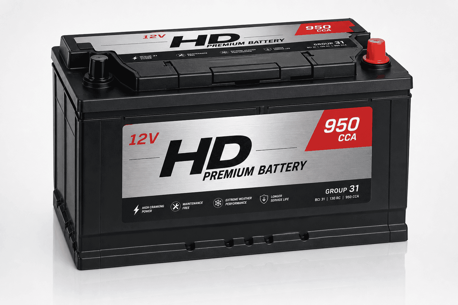 12V 75Ah Car Battery