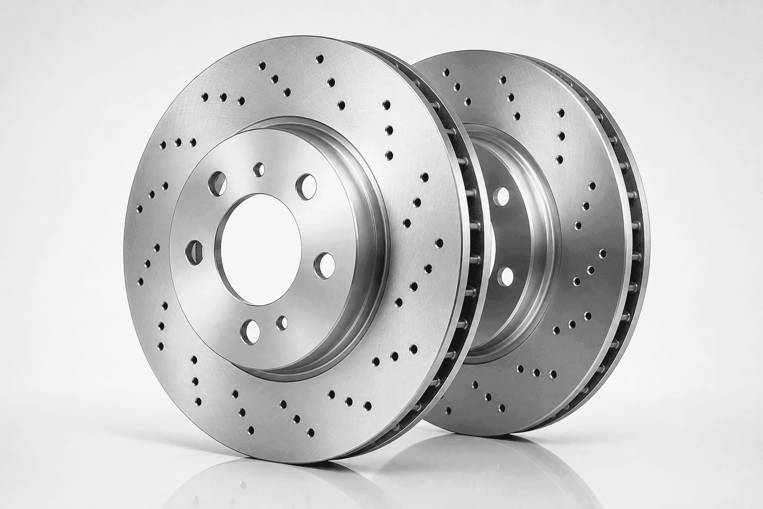 Vented Brake Disc Rotor Pair
