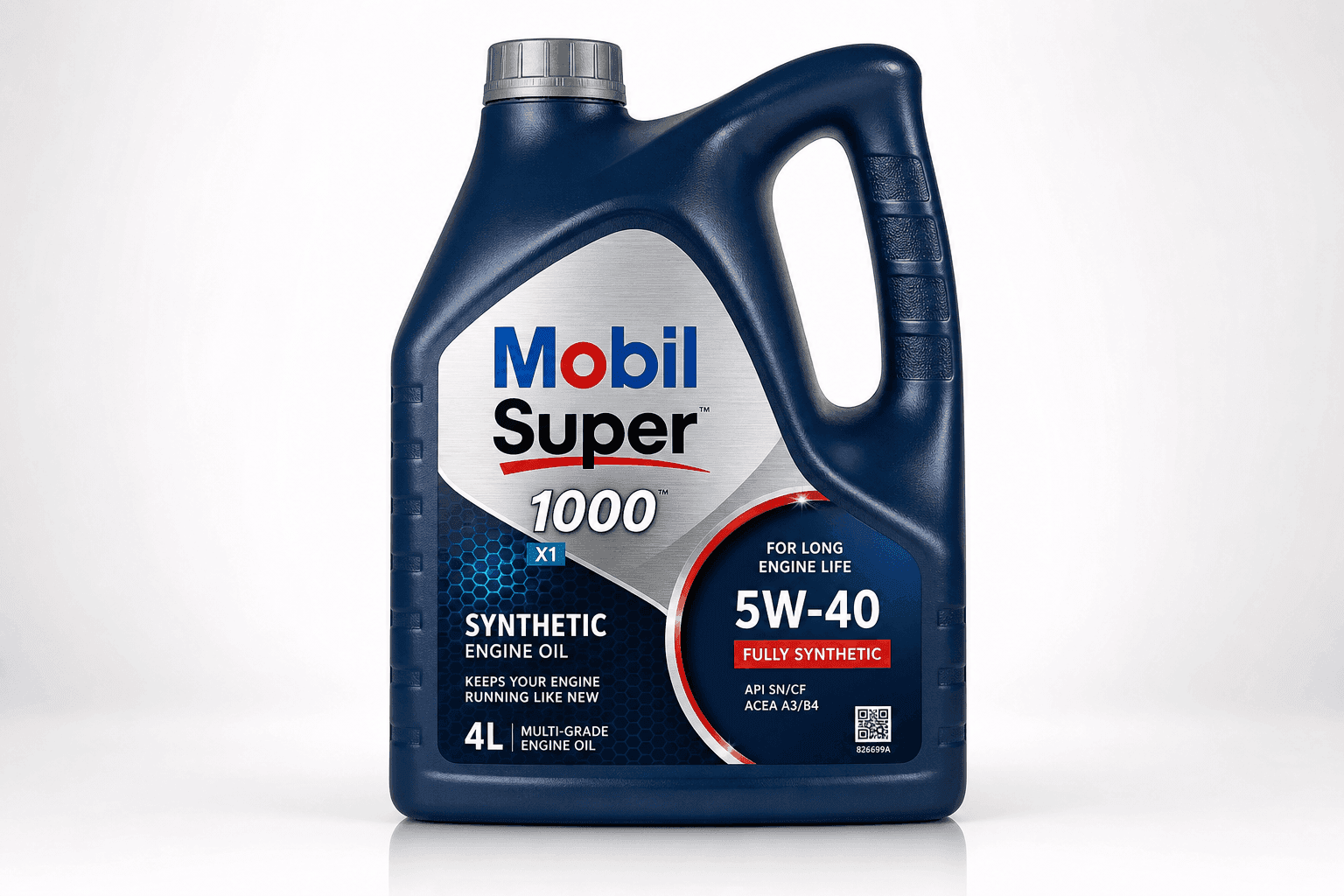Mobil Super 3000 5W-40 Engine Oil (4L)